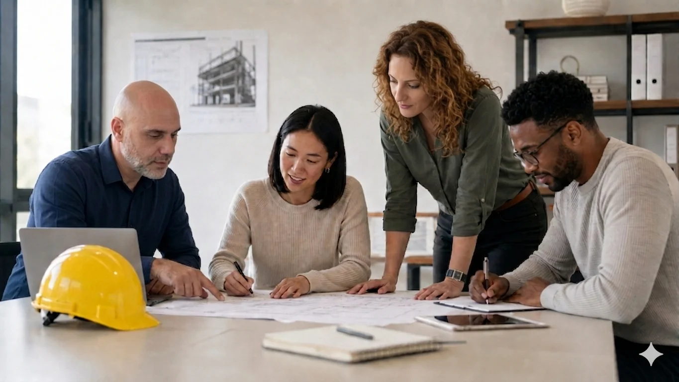 Equipe Vesta atendendo construtoras